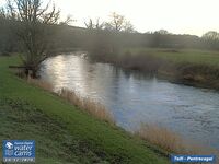 Camera at Newcastle Emlyn