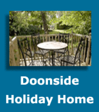 Set on the banks of the River Doon in the picturesque Doonfoot area of Ayr, our spacious self catering holiday home has five spacious bedrooms, bathroom facilities for each bedroom, two sitting rooms and extensive gardens. With the Ayrshire coastline on its doorstep.
