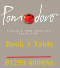 Situated in a historic building in Bewdley High Street.
Our blend of traditional and modern gives Pomodoro a unique atmosphere which we know you will enjoy. With a menu designed for those who like their meals freshly prepared, full of flavour and fun!