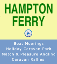We seventy privately-owned modern holiday caravans spread across a beautiful riverside site. Hampton Ferry has year round boat moorings, we also cater for Caravan Rallies. Plus are one of the oldest fisheries in the country, deserves its title as the Mecca of Match Angling.
